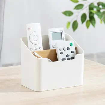 Table Top Remote Control Storage Box Remote Control Storage Holder Multi-Function Desk Remote Control Holder Cosmetic Organizer 
Table Top Remote Control Storage Box Remote Control Storage Holder Multi-Function Desk Remote Control Holder Cosmetic Organizer