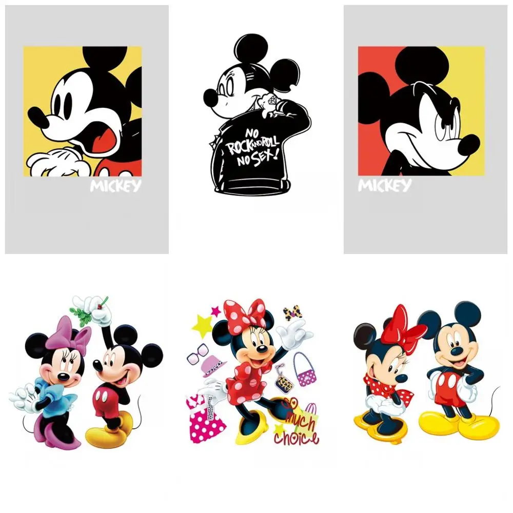 6pcs T-shirt Kid Mickey Donald Duck Series Heat Transfer Printing Patch Iron On Thermal Stickers Badges Cartoon Clothes Stickers
6pcs T-shirt Kid Mickey Donald Duck Series Heat Transfer Printing Patch Iron On Thermal Stickers Badges Cartoon Clothes Stickers