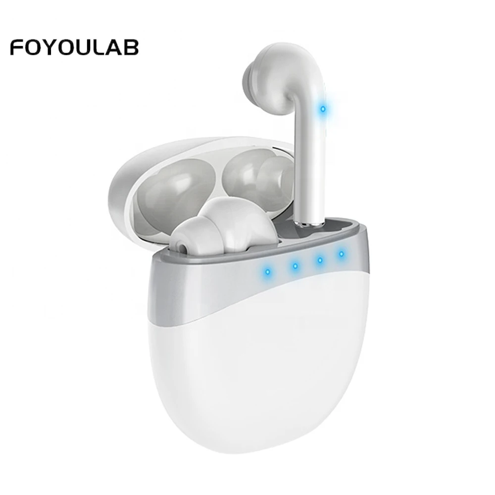 FOYOULAB Comfortable In Ear Bluetooth Headset Bass For Cell Automatic Connection TWS Earbuds Earphone With Microphone For Sports
FOYOULAB Comfortable In Ear Bluetooth Headset Bass For Cell Automatic Connection TWS Earbuds Earphone With Microphone For Sports