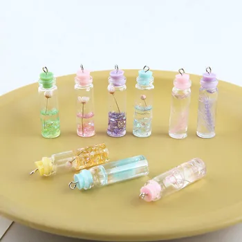 DIY handmade jewelry girl line glass wish bottle embedded dry flower immortal flower gold leaf pendant accessories material
DIY handmade jewelry girl line glass wish bottle embedded dry flower immortal flower gold leaf pendant accessories material