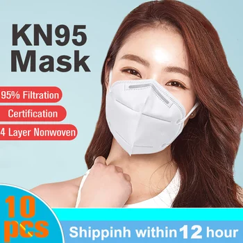 10PCS KN95 Face Mask Respirator Disposable Dust Dustproof Anti Fog Mascarillas De Protection Shield Filter Protective Masque
10PCS KN95 Face Mask Respirator Disposable Dust Dustproof Anti Fog Mascarillas De Protection Shield Filter Protective Masque