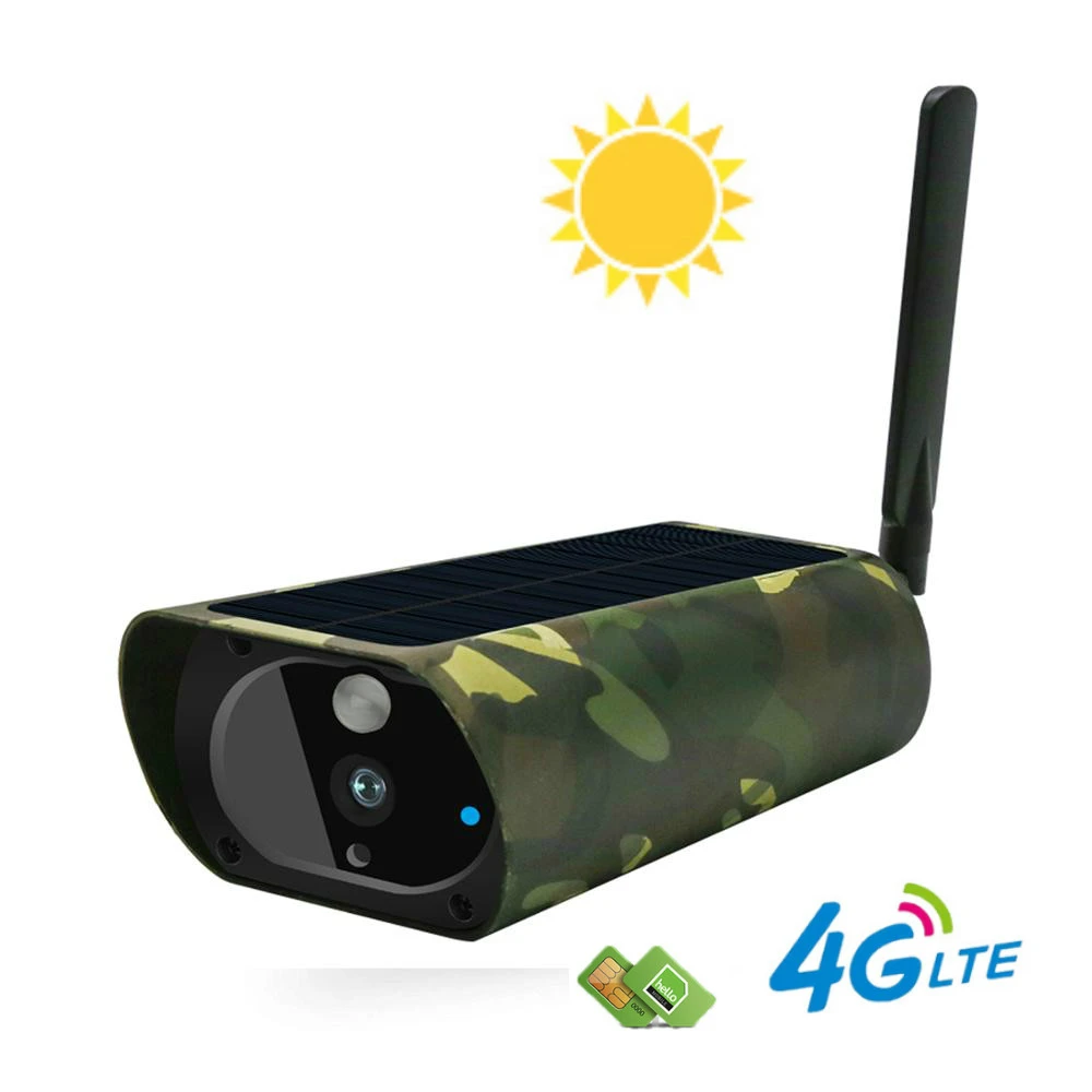 Wireless Network Outdoor 4G SIM Card Waterproof 1080P 2.0M Solar Battery Power Surveillance Security CCTV PIR Motion IP Camera
Wireless Network Outdoor 4G SIM Card Waterproof 1080P 2.0M Solar Battery Power Surveillance Security CCTV PIR Motion IP Camera