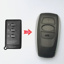 With logo 3 buttons modified smart remote car key shell case cover fob for Subaru Outback with DAT17 emergency key blade
With logo 3 buttons modified smart remote car key shell case cover fob for Subaru Outback with DAT17 emergency key blade