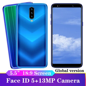 

P40 Pro Android smartphones Face ID 4G RAM 64G ROM Mobile Phone 5.5inch 18:9 13MP Unlocked Celulares MTK6580 Quad Core Phones