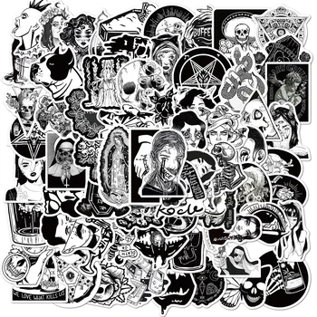 Horror Sticker Black and White Sticker Thriller Sticker 100PCS Graffiti Sticker Mobile Shell Skateboard Suitcase Sticker
Horror Sticker Black and White Sticker Thriller Sticker 100PCS Graffiti Sticker Mobile Shell Skateboard Suitcase Sticker