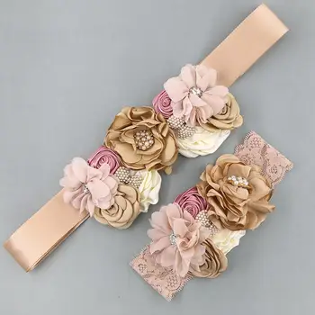 Baby Accessories Headband Matching Ribbon Sash Belt Set Maternity Or Bridal Waistband Wedding Photo Props Pregnancy Dress Sashes
Baby Accessories Headband Matching Ribbon Sash Belt Set Maternity Or Bridal Waistband Wedding Photo Props Pregnancy Dress Sashes