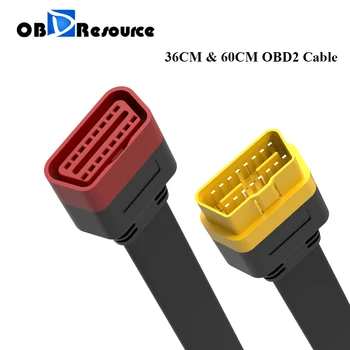 Car Diagnostic Extension Cable 36cm OBDII 16PIN Male to Female Connector obd2 scanner for Launch X431 ThinkDiag Easydiag ELM327
Car Diagnostic Extension Cable 36cm OBDII 16PIN Male to Female Connector obd2 scanner for Launch X431 ThinkDiag Easydiag ELM327