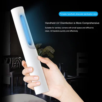 Handheld UVC Disinfection Light Home Portable Germicidal Strong Sterilize Lamp Infant Underwear Disinfection Stick 1PC
Handheld UVC Disinfection Light Home Portable Germicidal Strong Sterilize Lamp Infant Underwear Disinfection Stick 1PC