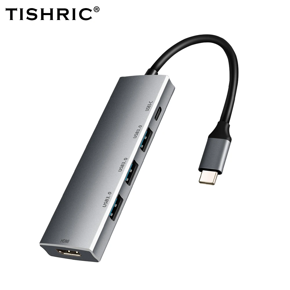 TISHRIC 4K Usb C Hub Type C к HDMI-совместимый USB3.0 конвертер Usb Type-C Кабель-адаптер для MacBook Air Pro Samsung S10 S9
TISHRIC 4K Usb C Hub Type C к HDMI-совместимый USB3.0 конвертер Usb Type-C Кабель-адаптер для MacBook Air Pro Samsung S10 S9