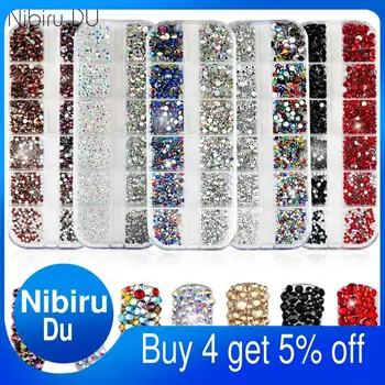 1440 pcs Multi-size Glass Nail Rhinestones Crystals Strass Partition Mixed Size DIY Manicure 3D Nails Art Rhinestone Decorations
1440 pcs Multi-size Glass Nail Rhinestones Crystals Strass Partition Mixed Size DIY Manicure 3D Nails Art Rhinestone Decorations