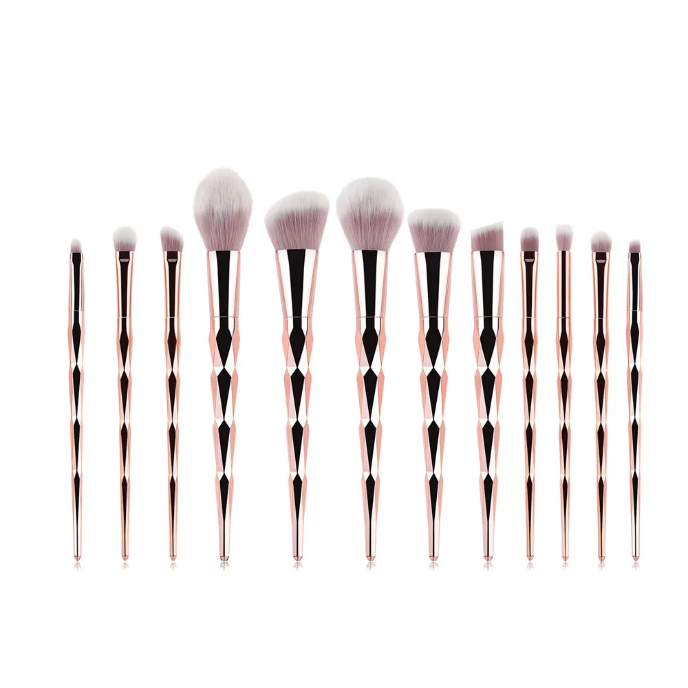 12pcs/set Makeup Brushes Set Diamond Gold Handle Kwasten Eyebrow Eyeshadow Foundation Concealer Contour Powder Face Brush T12089
12pcs/set Makeup Brushes Set Diamond Gold Handle Kwasten Eyebrow Eyeshadow Foundation Concealer Contour Powder Face Brush T12089