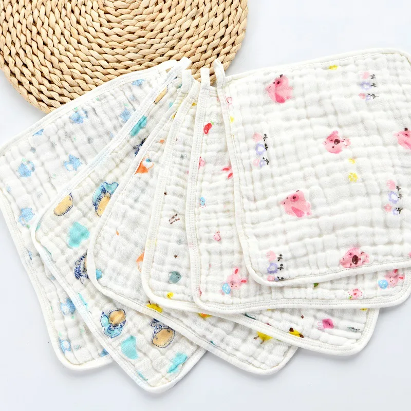 Pure Cotton Six-layer Wrinkling Gauze Covered Edge Kerchief Infant Sweat Towel Soft Non-Fluorescent Agent Specification 25X25
Pure Cotton Six-layer Wrinkling Gauze Covered Edge Kerchief Infant Sweat Towel Soft Non-Fluorescent Agent Specification 25X25