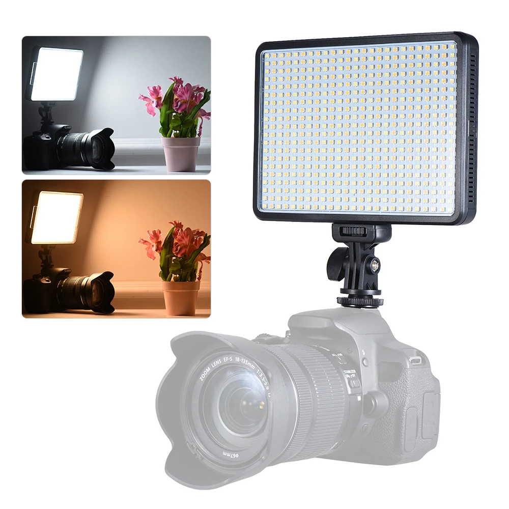 Andoer W500 Camera LED Video Light Fill Light 3200K/5600K Bi-Color 32W CRI90+ LED Video Light for Video Recording Live Show
Andoer W500 Camera LED Video Light Fill Light 3200K/5600K Bi-Color 32W CRI90+ LED Video Light for Video Recording Live Show