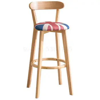 European Style Solid Wood Bar Chair Modern Simple High Stool Back Bar Chair Cash Register Bar Stool Front Desk High Home
European Style Solid Wood Bar Chair Modern Simple High Stool Back Bar Chair Cash Register Bar Stool Front Desk High Home