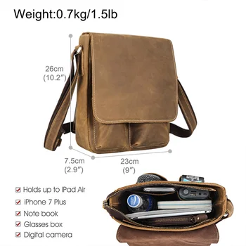 Vintage Men's Leather Sling Messenger Shoulder Bag School Bag Cross Body Satchel 
Vintage Men's Leather Sling Messenger Shoulder Bag School Bag Cross Body Satchel