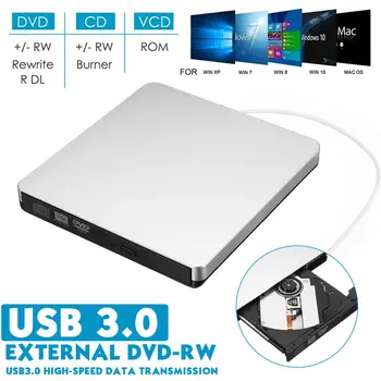 2MB USB3.0 DVD External Drive CD DVD-RW Player CD-RW Burners Optical Driver Writer for PC Desktop Computer Writer Reader dvd
2MB USB3.0 DVD External Drive CD DVD-RW Player CD-RW Burners Optical Driver Writer for PC Desktop Computer Writer Reader dvd
