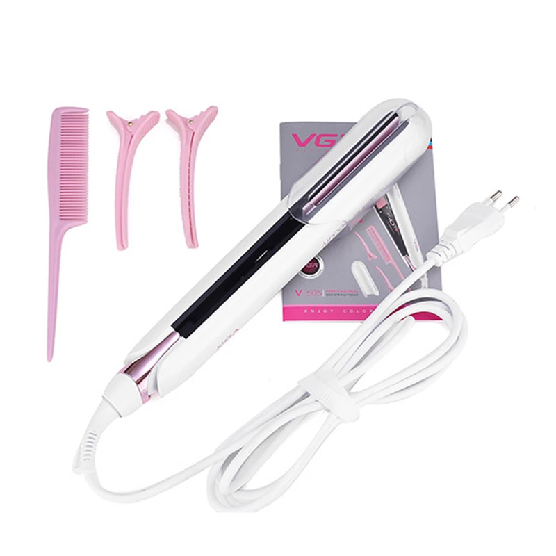 Vgr V505 Multifunctional Negative Ion Volume Straight Hair Splint Hair Straightener Iron Display Ceramic Coating Plate Ionic Cur
Vgr V505 Multifunctional Negative Ion Volume Straight Hair Splint Hair Straightener Iron Display Ceramic Coating Plate Ionic Cur