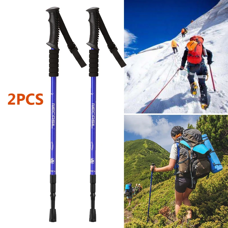 2Pcs/lot Walking Sticks Telescopic Trekking Ultralight Walking Canes With Rubber Tips Protectors Anti Shock Hiking Stick
2Pcs/lot Walking Sticks Telescopic Trekking Ultralight Walking Canes With Rubber Tips Protectors Anti Shock Hiking Stick
