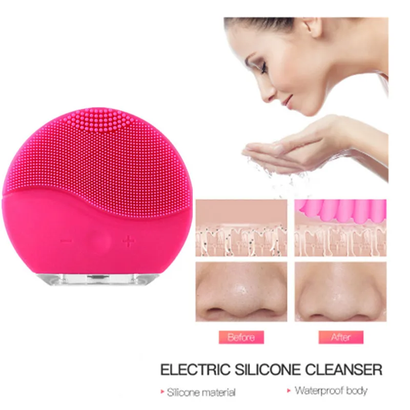 USB Electric face Facial Cleansing Brush Ultrasonic Vibration Massage Cleaner Deep Pore Cleaning Waterproof Smart Face Cleaner
USB Electric face Facial Cleansing Brush Ultrasonic Vibration Massage Cleaner Deep Pore Cleaning Waterproof Smart Face Cleaner