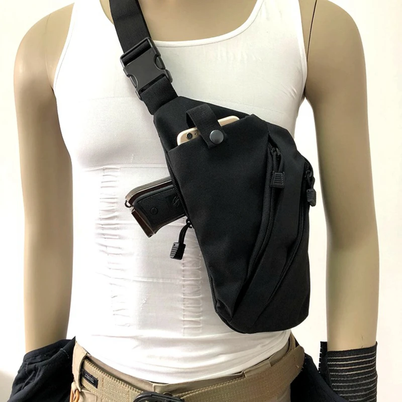 Tactical Gun Holsters Left Right Shoulder Storage Bag Phone Bag Anti-theft Universal Pistol Case for Glock 17 19 Concealed Carry
Tactical Gun Holsters Left Right Shoulder Storage Bag Phone Bag Anti-theft Universal Pistol Case for Glock 17 19 Concealed Carry