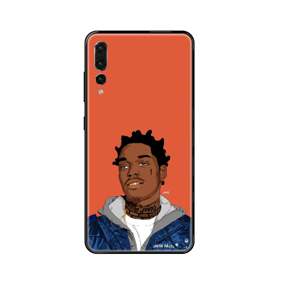 kodak black rap singer Phone case For Huawei P 8 10 20 30 Smart Plus 2019 Z Lite Pro 2017 2019 black soft funda trend back art