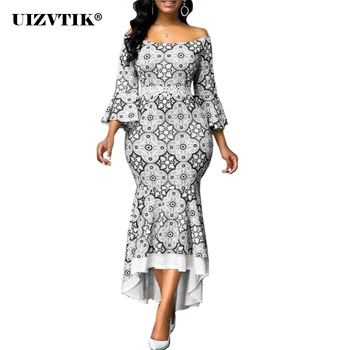 Summer Dress Women 2020 Elegant Sexy Slash Neck Ruffles White Lace Long Party Dress Casual Plus Size Slim Mermaid Maxi Dresses
Summer Dress Women 2020 Elegant Sexy Slash Neck Ruffles White Lace Long Party Dress Casual Plus Size Slim Mermaid Maxi Dresses