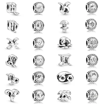 925 Sterling Silver Beads Charms Twelve Constellations Symbol Zodiac Signs For Women Pandora Charms 925 Original Bracelet 
925 Sterling Silver Beads Charms Twelve Constellations Symbol Zodiac Signs For Women Pandora Charms 925 Original Bracelet