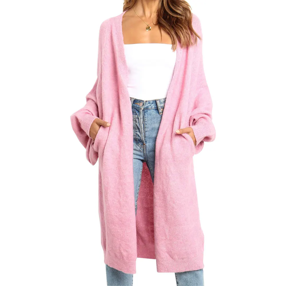 2019 Autumn Women Sweaters Solid Color Batwing Sleeve Knitted Polyester Cardigans Casual Loose Sweaters Plus Size 3XL
2019 Autumn Women Sweaters Solid Color Batwing Sleeve Knitted Polyester Cardigans Casual Loose Sweaters Plus Size 3XL