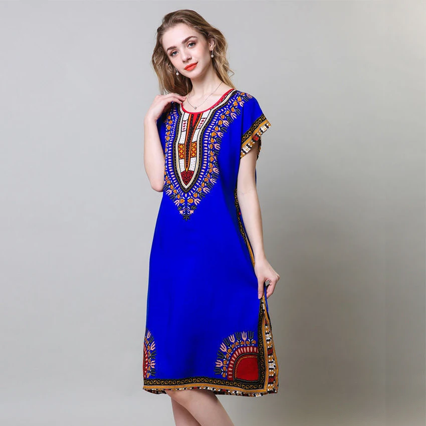 Loose African Dress for Women Dashiki Tribe Totem 3D Print Long Robe Plus Size Female Riche Bazin Street Wear Vestido Dress
Loose African Dress for Women Dashiki Tribe Totem 3D Print Long Robe Plus Size Female Riche Bazin Street Wear Vestido Dress