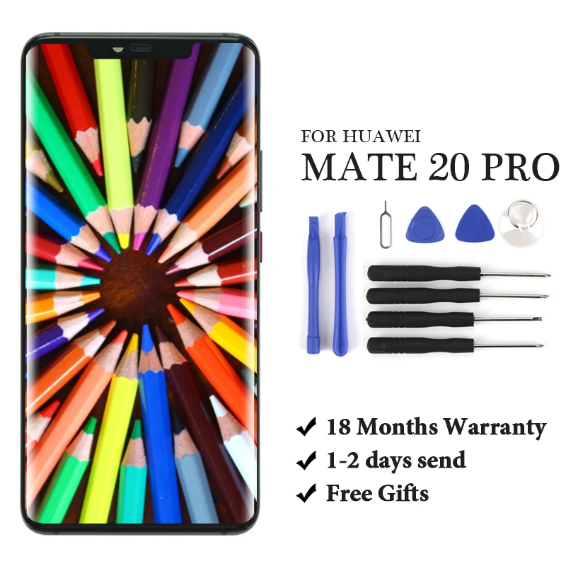 AMOLED Display For Huawei Mate 20 Pro LCD Display Screen With Frame+Fingerprint For Huawei Mate 20 Pro LCD Screen MATE20 PRO LCD
AMOLED Display For Huawei Mate 20 Pro LCD Display Screen With Frame+Fingerprint For Huawei Mate 20 Pro LCD Screen MATE20 PRO LCD