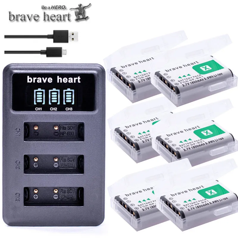 6x bateria NPBX1 NP-BX1 NP BX1 Battery Packs + 3lots USB Charger for Sony DSC RX1 RX100 AS100V M3 M2 HX300 HX400 HX50 HX60 GWP88
6x bateria NPBX1 NP-BX1 NP BX1 Battery Packs + 3lots USB Charger for Sony DSC RX1 RX100 AS100V M3 M2 HX300 HX400 HX50 HX60 GWP88