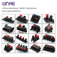 10/20pcs 2 3 4 Positions Connector Terminal Push In Jack Load Spring 4 Poles Audio Speaker Terminals Plug Socket Wire Clip
10/20pcs 2 3 4 Positions Connector Terminal Push In Jack Load Spring 4 Poles Audio Speaker Terminals Plug Socket Wire Clip