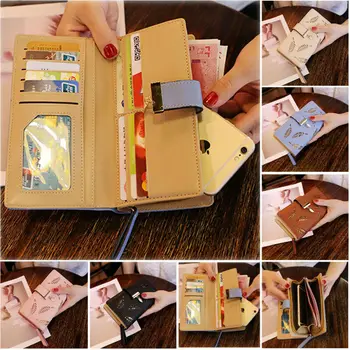 New 2019 Women PU Leather Wallet Long Card Holder Phone Bag Case Purse Handbag
New 2019 Women PU Leather Wallet Long Card Holder Phone Bag Case Purse Handbag
