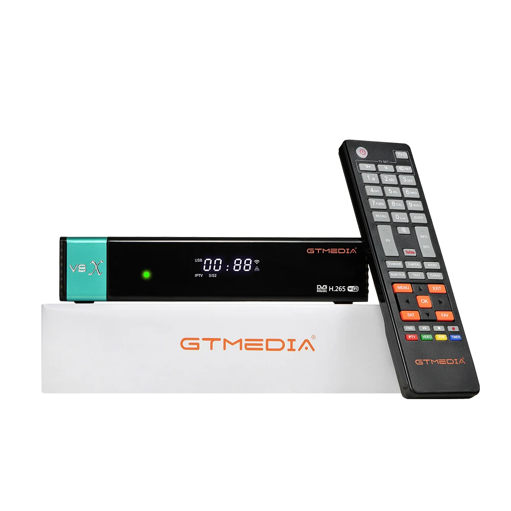 2020 GTMEDIA V8X Satellite TV receiver with 2 years Europe cline for Spain Update of V8 NOVA DVB-S/S2/S2X Satellite receiver
2020 GTMEDIA V8X Satellite TV receiver with 2 years Europe cline for Spain Update of V8 NOVA DVB-S/S2/S2X Satellite receiver