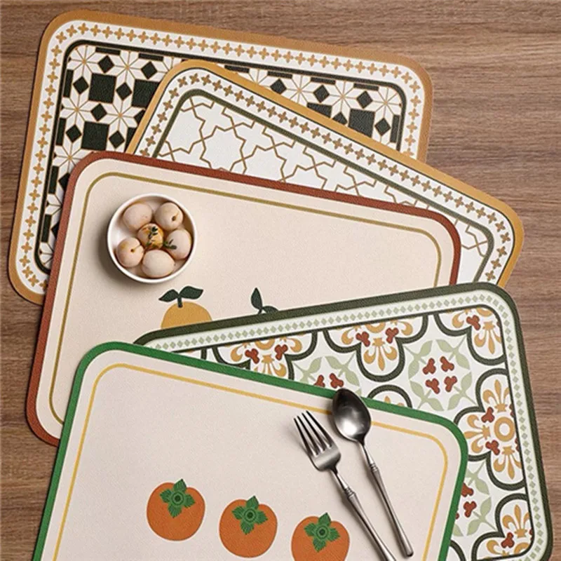 Leather Dining Pad Oil Proof Waterproof Western Dining Pad American Light Luxury Dining Table Pad Heat Insulation Pad Anti Scald
Leather Dining Pad Oil Proof Waterproof Western Dining Pad American Light Luxury Dining Table Pad Heat Insulation Pad Anti Scald