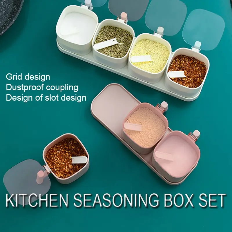 Spices Box Pepper Spice Shaker Salt Seasoning Organizer Kitchen Cruet Condiment Bottle Jars Container Cumin Powder Box Tool
Spices Box Pepper Spice Shaker Salt Seasoning Organizer Kitchen Cruet Condiment Bottle Jars Container Cumin Powder Box Tool