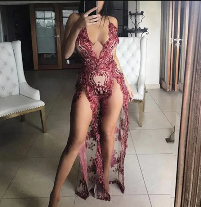 2019 Europe And America High-End Sexy Backless Deep-V Camisole Embroidered Sequin Slit Onesie Ft9187
2019 Europe And America High-End Sexy Backless Deep-V Camisole Embroidered Sequin Slit Onesie Ft9187