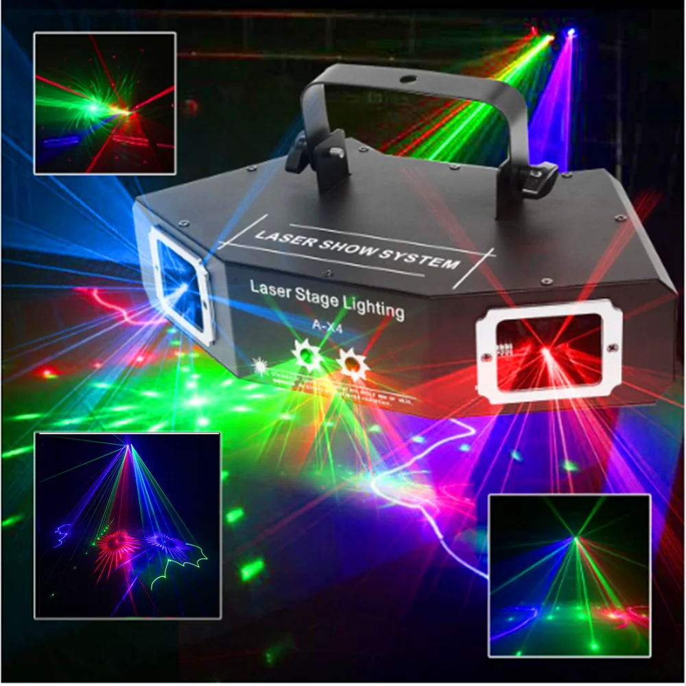 High Bright 4 Lens DJ Laser Disco Light RGB Beam Scan Laser DMX512 Professional Party Show Club Holiday Home Bar Stage Lighting
High Bright 4 Lens DJ Laser Disco Light RGB Beam Scan Laser DMX512 Professional Party Show Club Holiday Home Bar Stage Lighting