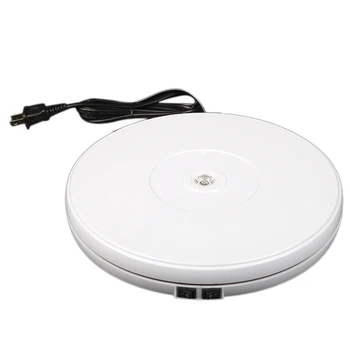 with LED Light Automatic Turntable Display Stand Rotating Disk 360 Degree Electric Rotating Turntable Photography (US PLUG)
with LED Light Automatic Turntable Display Stand Rotating Disk 360 Degree Electric Rotating Turntable Photography (US PLUG)