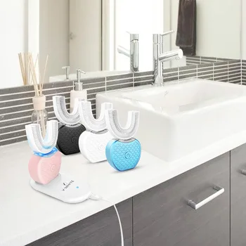 360 Degree Intelligent Automatic Electric Toothbrush Tooth Whitening Blue Light USB U Type 4 Modes Tooth Paste Remove Bad Breath
360 Degree Intelligent Automatic Electric Toothbrush Tooth Whitening Blue Light USB U Type 4 Modes Tooth Paste Remove Bad Breath