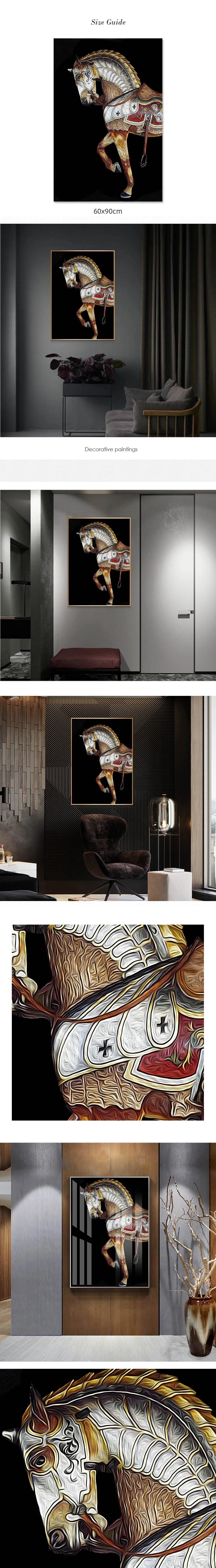 Canvas Paintings Prints Pictures for Living Room Office Modern Home Decoration Large Horse Poster Animal Wall Art 3 Hd2e51ee1c86b40b28f1aa715f4d5e8c6C
