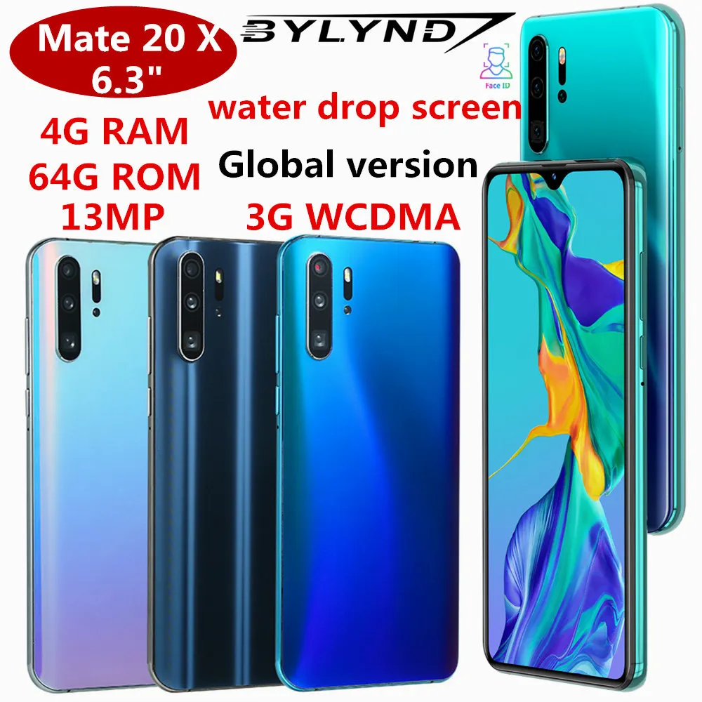 Mate 20 X smartphones 6.3" water drop screen Quad core 4G RAM 64G ROM 13MP face ID unlocked Android mobile phones Global version
Mate 20 X smartphones 6.3" water drop screen Quad core 4G RAM 64G ROM 13MP face ID unlocked Android mobile phones Global version