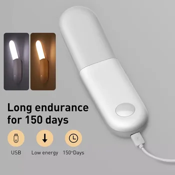 LED Night Induction Light Human Motion Detection Lamp USB Rechargeable with Motion Sensor for Hallway PAK55
LED Night Induction Light Human Motion Detection Lamp USB Rechargeable with Motion Sensor for Hallway PAK55