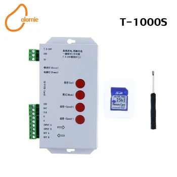 T1000S LED Strip RGB Controller 2048 Pixels LED Controller Luces Led Decoracion DC5-24V RGB Controler
T1000S LED Strip RGB Controller 2048 Pixels LED Controller Luces Led Decoracion DC5-24V RGB Controler