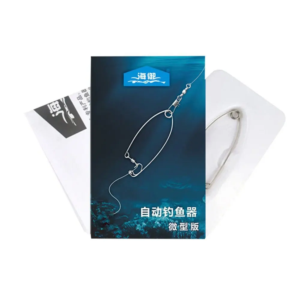 Mini Type Automatic Fishing Hook Stainless Steel Lazy Person Fish Hook Universal Full Speed All The Water Fish Accessories
Mini Type Automatic Fishing Hook Stainless Steel Lazy Person Fish Hook Universal Full Speed All The Water Fish Accessories