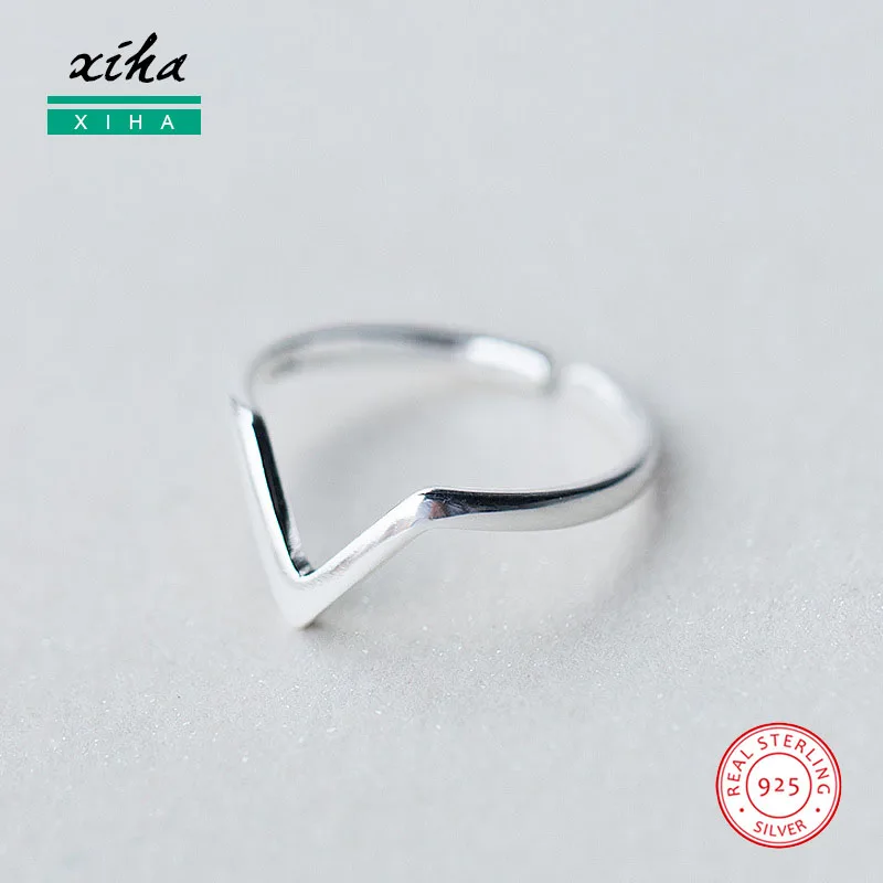 925 Sterling Silver V Initial Letter Adjustable Rings for Women Girl Geometric Triangle Simple Knuckle Stackable Vintage Jewelry
925 Sterling Silver V Initial Letter Adjustable Rings for Women Girl Geometric Triangle Simple Knuckle Stackable Vintage Jewelry