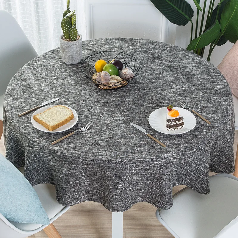 Round Table Waterproof Oil TableclothModern Round Tablecloth Dining Table Cushion Simple Table Cloth Household Solid Color
Round Table Waterproof Oil TableclothModern Round Tablecloth Dining Table Cushion Simple Table Cloth Household Solid Color
