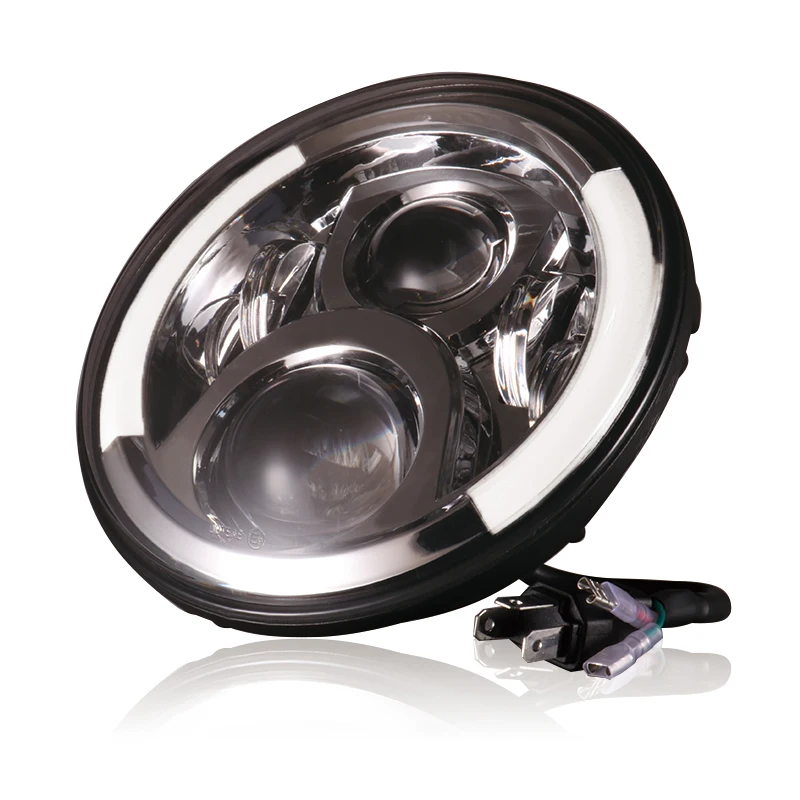 Motorcycle LED Universal Headlamp Motorbike Fashion 7 Inch Headlight Scooter Retro Black Front Light Motor 7" Round Spotlight
Motorcycle LED Universal Headlamp Motorbike Fashion 7 Inch Headlight Scooter Retro Black Front Light Motor 7" Round Spotlight
