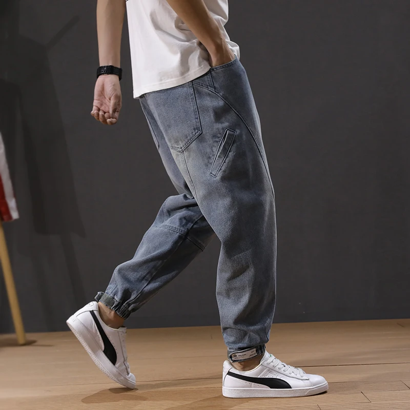 Korean Style Fashion Men Jeans Multi Pockets Loose Fit Denim Cargo Pants Retro Blue Slack Bottom Streetwear Hip Hop Jeans Men
Korean Style Fashion Men Jeans Multi Pockets Loose Fit Denim Cargo Pants Retro Blue Slack Bottom Streetwear Hip Hop Jeans Men