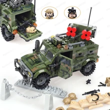 Military Reload Assault Vehicle Building Block Soldier Figures WW2 Weapons Combat Artillery Car Model Child Christmas Gifts Toys
Military Reload Assault Vehicle Building Block Soldier Figures WW2 Weapons Combat Artillery Car Model Child Christmas Gifts Toys